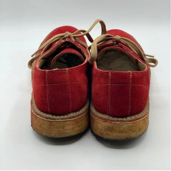 Lugz Red Leather Suede Men\'s Shoes Size 10.5 main image 5